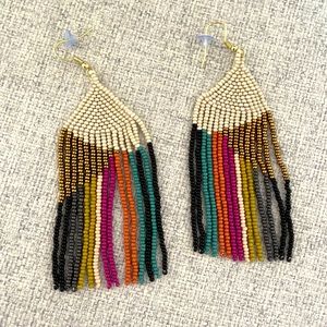 Ink + Alloy Beaded Earrings